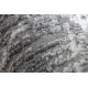 Modern Teppich REBEC Franse 51186B Marmor - zwei Ebenen aus Vlies creme / grau
