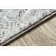 Moderný koberec REBEC strapce 51193A Vlny, Mramor vintage - dve vrstvy rúna krémová / sivá