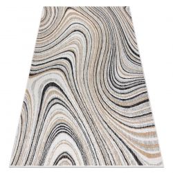 Koberec SISAL COOPER Abstrakcia 22207 ecru / čierna