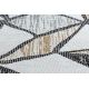 Koberec SISAL COOPER Mozaika 22208 ecru / černý