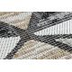 Fonott sizal szőnyeg COOPER Mozaik 22208 ecru / fekete