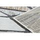 Carpet SISAL COOPER Mosaic 22208 ecru / black