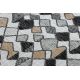 Fonott sizal szőnyeg COOPER Gyémánt, Cikcakk 22217 ecru / fekete