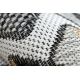 Carpet SISAL COOPER Diamonds, Zigzag 22217 ecru / black