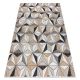 Koberec SISAL COOPER Mozaika, Trojúhelníky 22222 ecru / černý