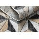 Carpet SISAL COOPER Mosaic, Triangles 22222 ecru / black