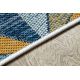 Sisal tapijt SISAL COOPER Mozaiek, Drieho 22222 ecru / marineblauw