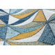 Preproga string SISAL COOPER Mozaika, Trikotniki 22222 ecru / temno modra