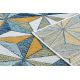 Kilimas sizalio virvelės COOPER Mosaic, Trikampiai 22222 ecru / tamsiai mėlyna