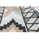 Carpet SISAL COOPER Aztec, Etno 22235 ecru / black