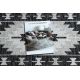 Fonott sizal szőnyeg COOPER Azték, Etno 22235 ecru / fekete