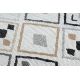 Sisal tapijt SISAL COOPER Ruit , Zigzag 22236 ecru / zwartkleuring