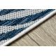 Carpet SISAL COOPER Leaves 22251 ecru / navy