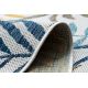 Sisal tapijt SISAL COOPER Blad 22251 ecru / marineblauw