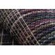 Moderný koberec SIZAL FISY Pruhy 20777A, hnedá, fialová