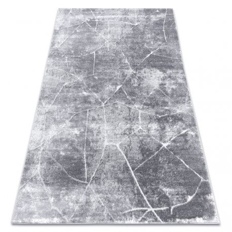 Moderní koberec MEFE 2783 Mramor - Strukturální, dvě vrstvy rouna, tmavo-šedý