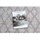 Sisal tapijt SISAL SION Geruite , 22129 plat te weven ecru / rozekleuring