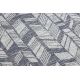 Kilimas sizalio virvelės SION Eglutė, Chevron 22180 plokščias audimas ecru / mėlyna / rožinė