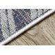 Fonott sizal szőnyeg SION Halszálka 22180 lapos szövött ecru / kék / rózsaszín