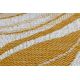 Alfombra Estructural BOTANIC 65242 Plumas, zigzag, tejido plano en el balcón, terraza - turquesa 