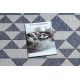 Sisal vaip SISAL SION Geomeetrilinemeetriline, Kolmnurgad 22373 lamekudumine ecru / sinine / roosa