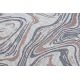 Matto STRING SIZAL SION Aallot 2836 litteäksi kudottu ecru / sininen / vaaleanpunainen