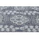 Carpet SISAL SION Frame, ornament, vintage 2832 Flat woven blue / pink / ecru