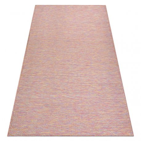 Kilimas sizalio virvelės plokštainis PATIO 2778 rožinė / mėlyna / smėlio spalvos 