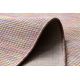 Fonott sizal szőnyeg PATIO 2778 lapos szövött rózsaszín / kék / bézs