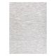 Carpet Structural BOTANIC 65262 Flowers, flat woven on the balcony, terrace - grey
