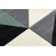 Matta ALTER Fiori Geometrisk, trianglar, rutor grön