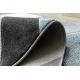 Carpet Structural BOTANIC 65262 Flowers, flat woven on the balcony, terrace - black