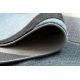 Carpet Structural BOTANIC 65262 Flowers, flat woven on the balcony, terrace - black