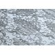 Tapijt ACRYL VALENCIA 6177 ORNAMENT, gewreven , vintage helder , grijskleuring / donker grijskleuring