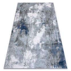 Dywan VINCI 1407 nowoczesny Rozeta vintage przecierany - Strukturalny czerwony / antracyt