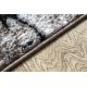 Moderne teppe COZY 8985 Murstein, asfaltering, stein - strukturell to nivåer av fleece brun