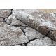 сучасний килим COZY 8985 Brick Мощення цегла, камінь - Structural два рівні флісу коричневий