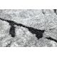 Модеран ЦАРПЕТ COZY 8985 Цигла, поплочавање, камен - структурна два нивоа флиса сива