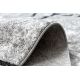 Modern carpet COZY 8985 Brick, paving, stone - structural two levels of fleece grey