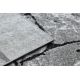 Paklājs moderns COZY 8985 Brick Bruģakmeņi, Akmens, struktūra - divi sariņu līmeņi pelēks