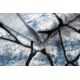 Moderný koberec COZY 8873 Cracks, prasknutý betón - Štrukturálny, dve vrstvy rúna, modrá