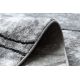 Matto moderni COZY 8873 Cracks Haljennut betonii - Rakenteellinen, kaksi fleece-tasoa tummanharmaa