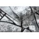 Alfombra moderna COZY 8873 Cracks, hormigón fisurado - Structural dos niveles de vellón gris oscuro