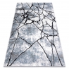 Dywan nowoczesny COZY 8873 Cracks Popękany beton - Strukturalny, dwa poziomy runa jasny szary