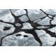 Moderní koberec COZY 8873 Cracks, Prasklý beton - Strukturální, dvě úrovně rouna světle šedá / modrý