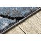 Alfombra moderna COZY 8873 Cracks, hormigón fisurado - Structural dos niveles de vellón gris claro / azul