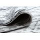 Tæppe moderne COZY 8871 marmor - Strukturelle, to niveauer af fleece grå