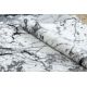 Covor modern COZY 8871 Marble, Marmură - structural două niveluri de lână gri