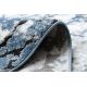 Moderne teppe COZY 8871 Marmor - strukturell to nivåer av fleece blå