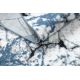 Paklājs moderns COZY 8871 Marble, Marvalzis, strukturāls - divi sariņu līmeņi zils